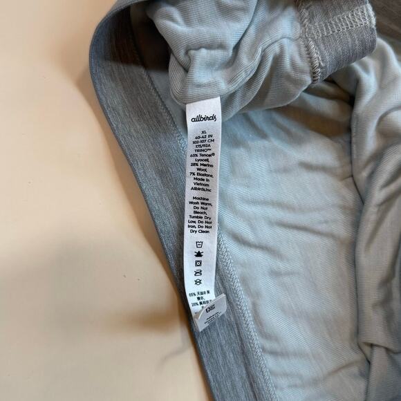 New in Box Allbirds Trino Bralette in Color Peppercorn Size XL - Picture 9 of 10